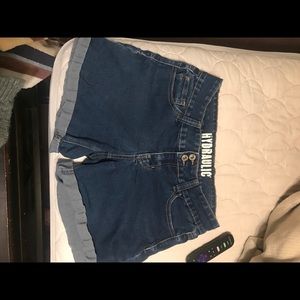 Size 13 High Waisted, long inseam shorts